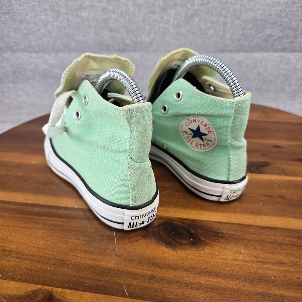 Converse Chuck Taylor All Star Kids Mint Green High Top Sneakers 342367F Size 13